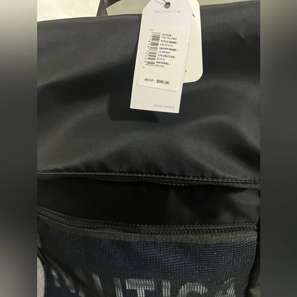 (SOLD) NWT Nautica Seaward Logo Backpack - Picture 3 of 6